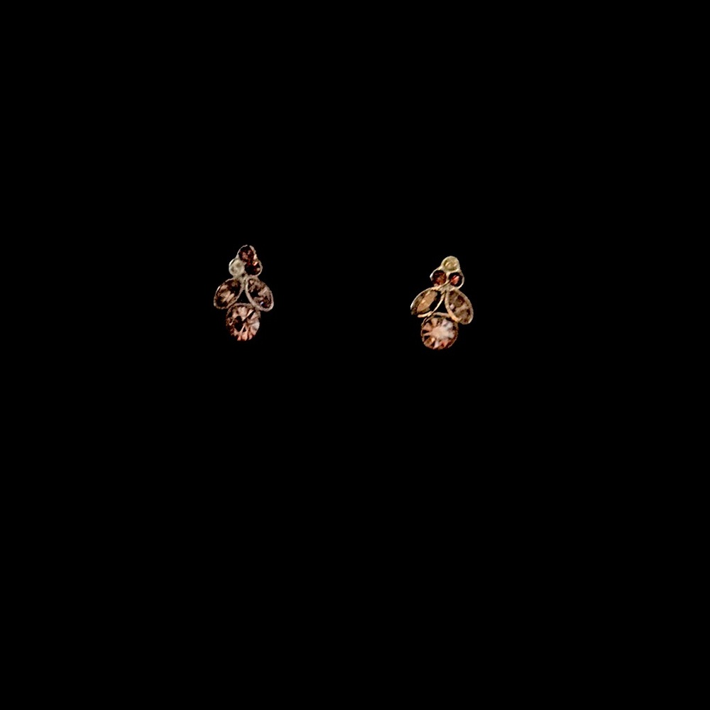 Pink Crystal Earrings